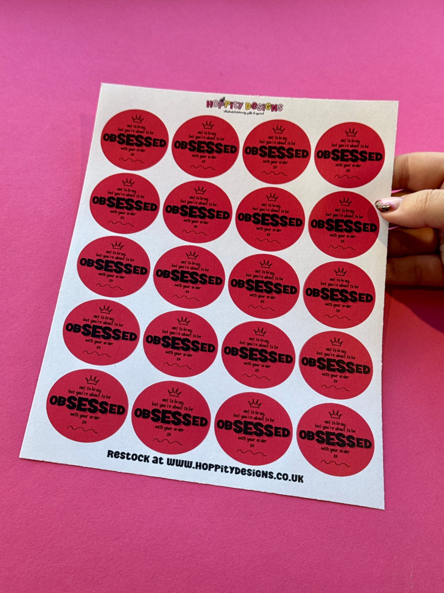You're About to be Obsessed With Your Order Stickers