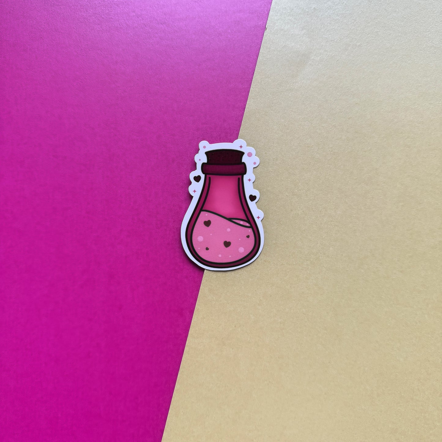 Love Potion Die Cut Sticker