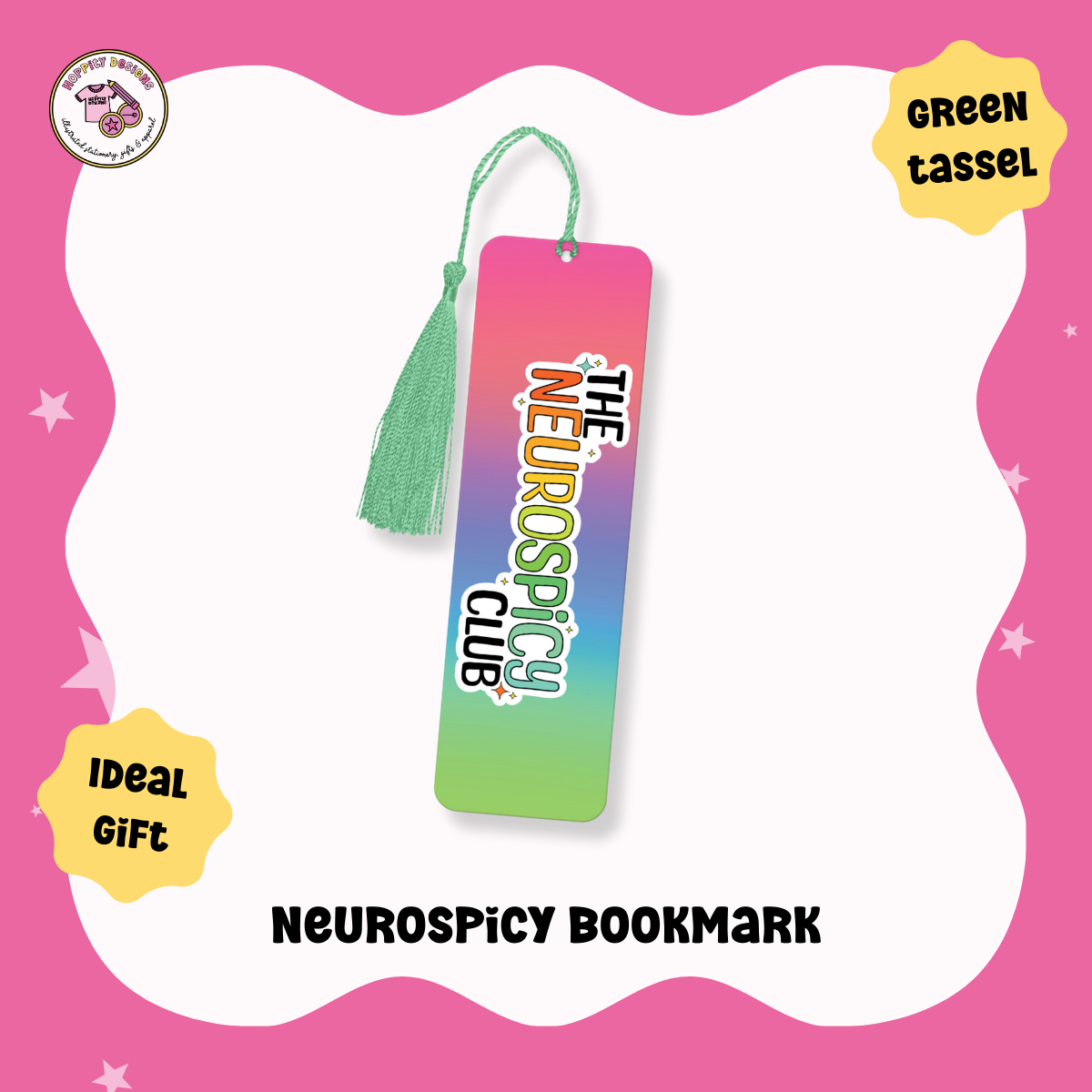 The Neurospicy Club Bookmark