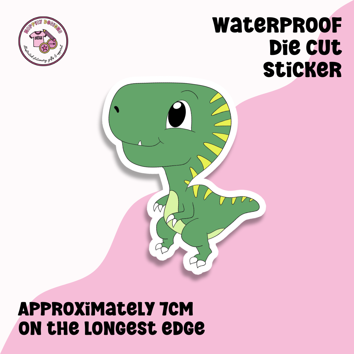 Dinosaur Die Cut Sticker