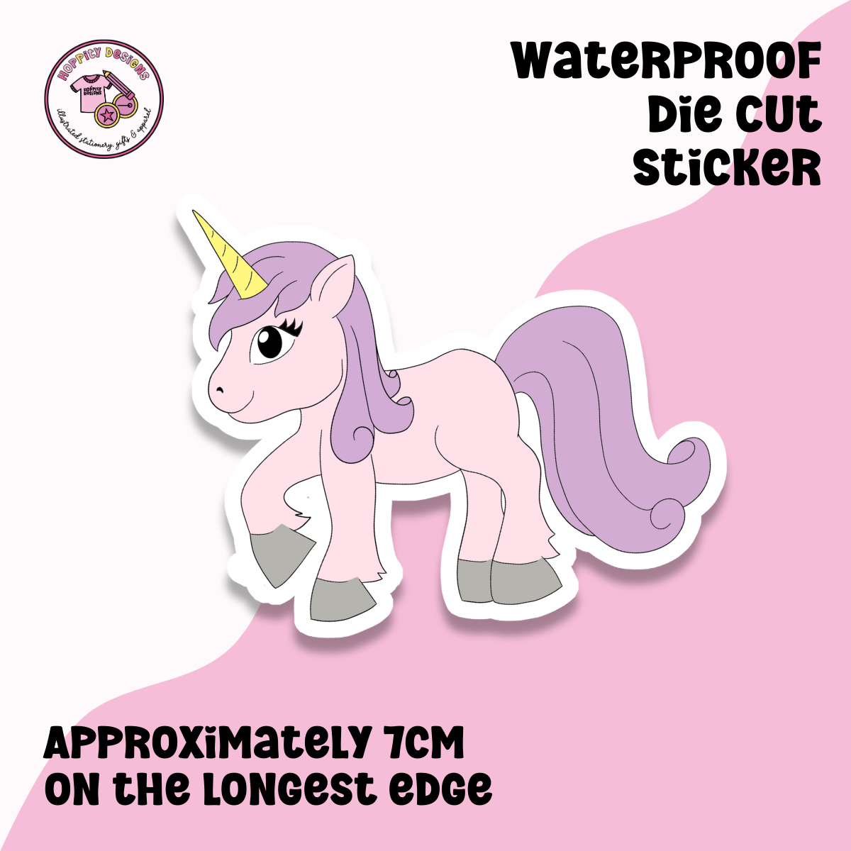 Unicorn Die Cut Sticker