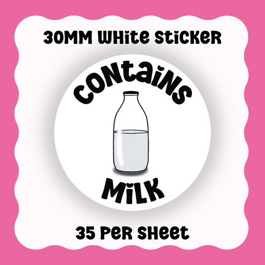 Contains Milk - With Graphic