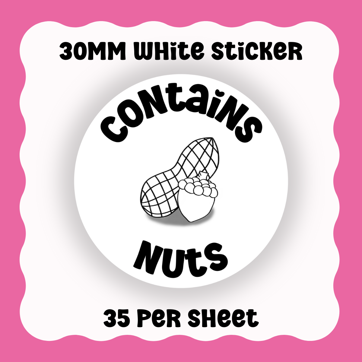 Contains Nuts - With Graphic