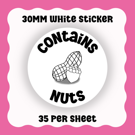 Contains Nuts - With Graphic