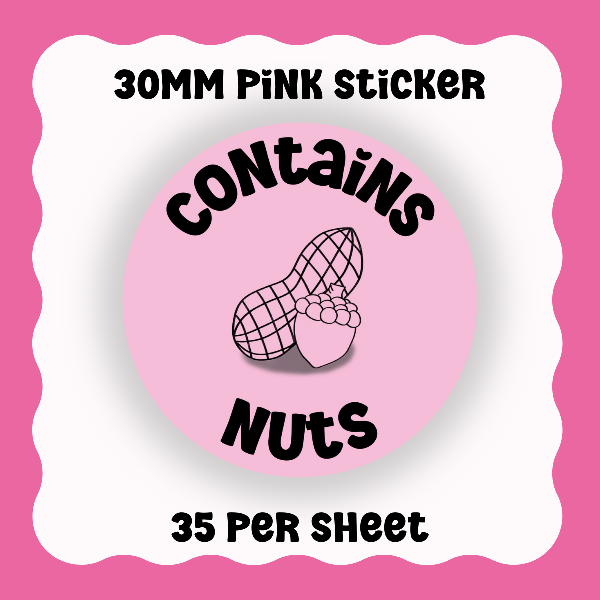 Contains Nuts - With Graphic