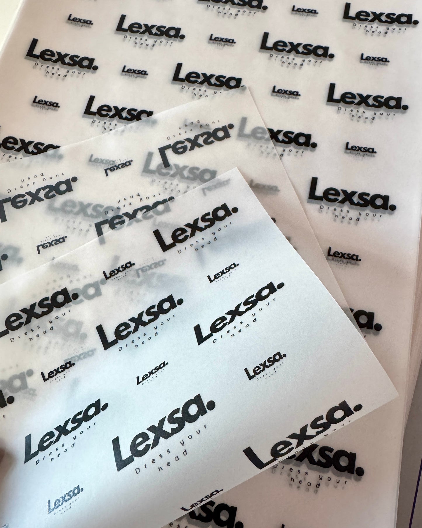 A4 Custom Printed Logo Vellum