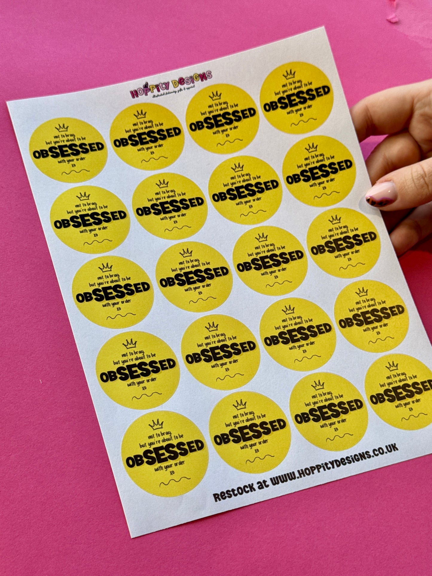 You're About to be Obsessed With Your Order Stickers