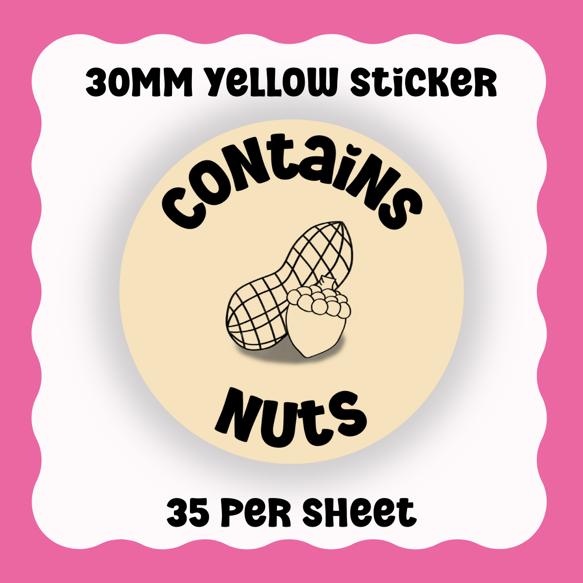 Contains Nuts - With Graphic