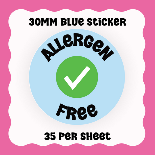 Allergen Free Stickers