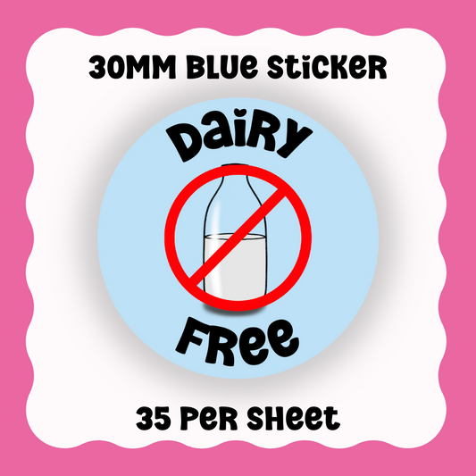 Dairy Free Stickers