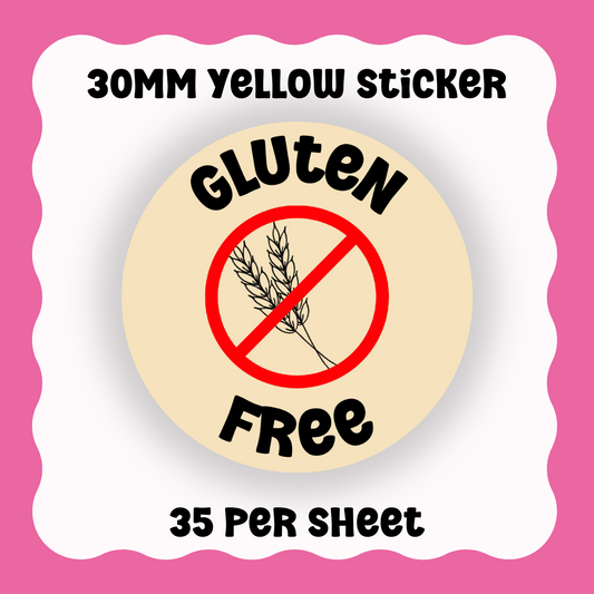Gluten Free Allergen Labels