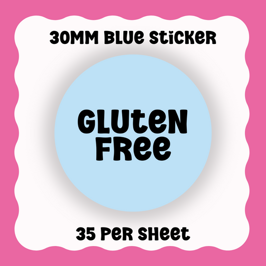 Gluten Free Allergen Stickers