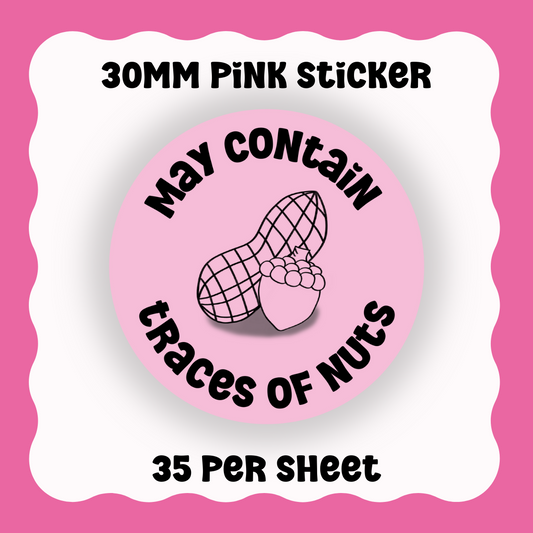 May Contain Nuts Allergy Warning Labels