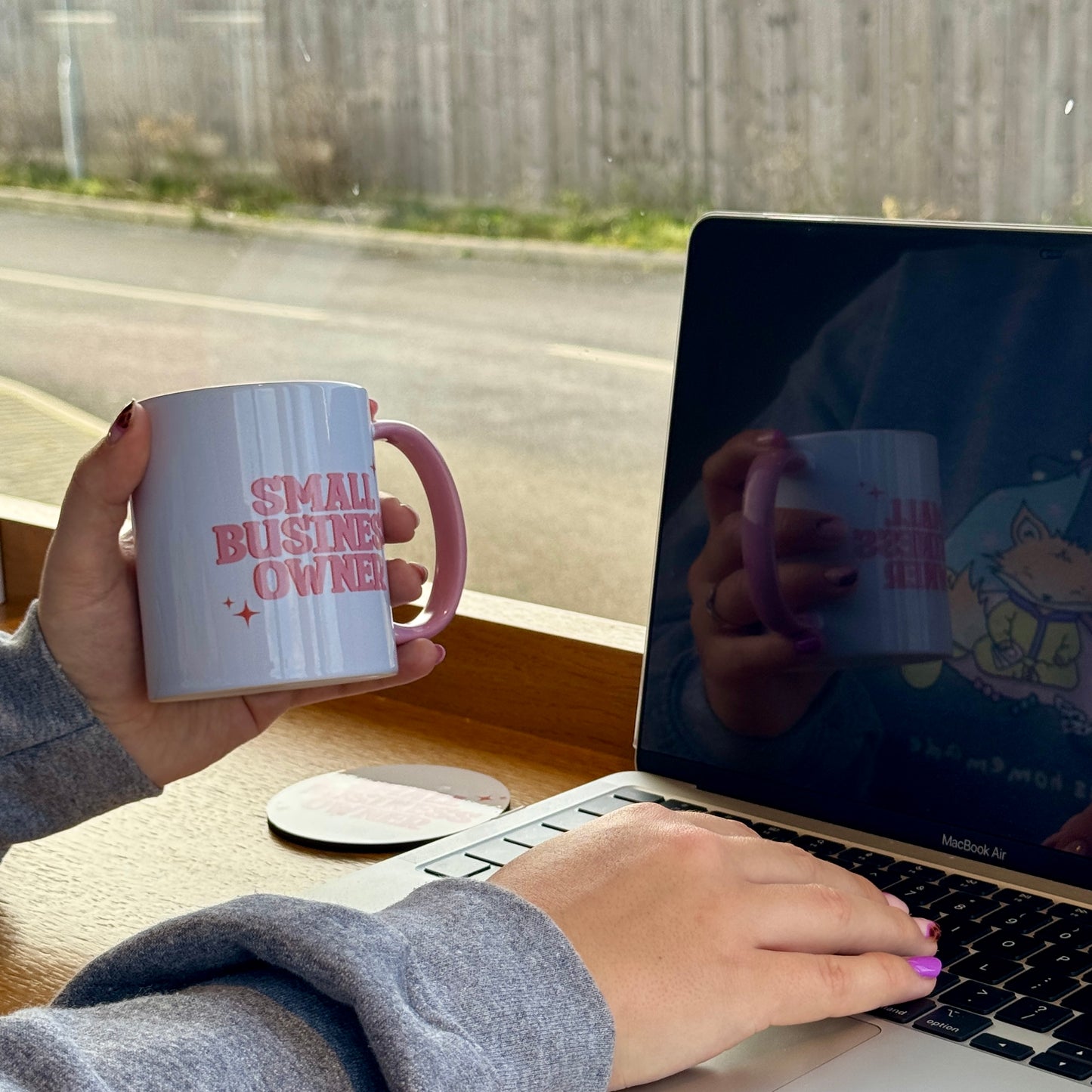 Small Business Owner Mug & Coaster Set