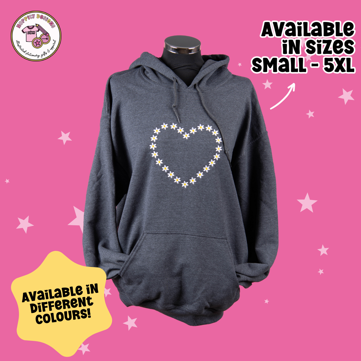 Daisy Chain Embroidered Hoodie