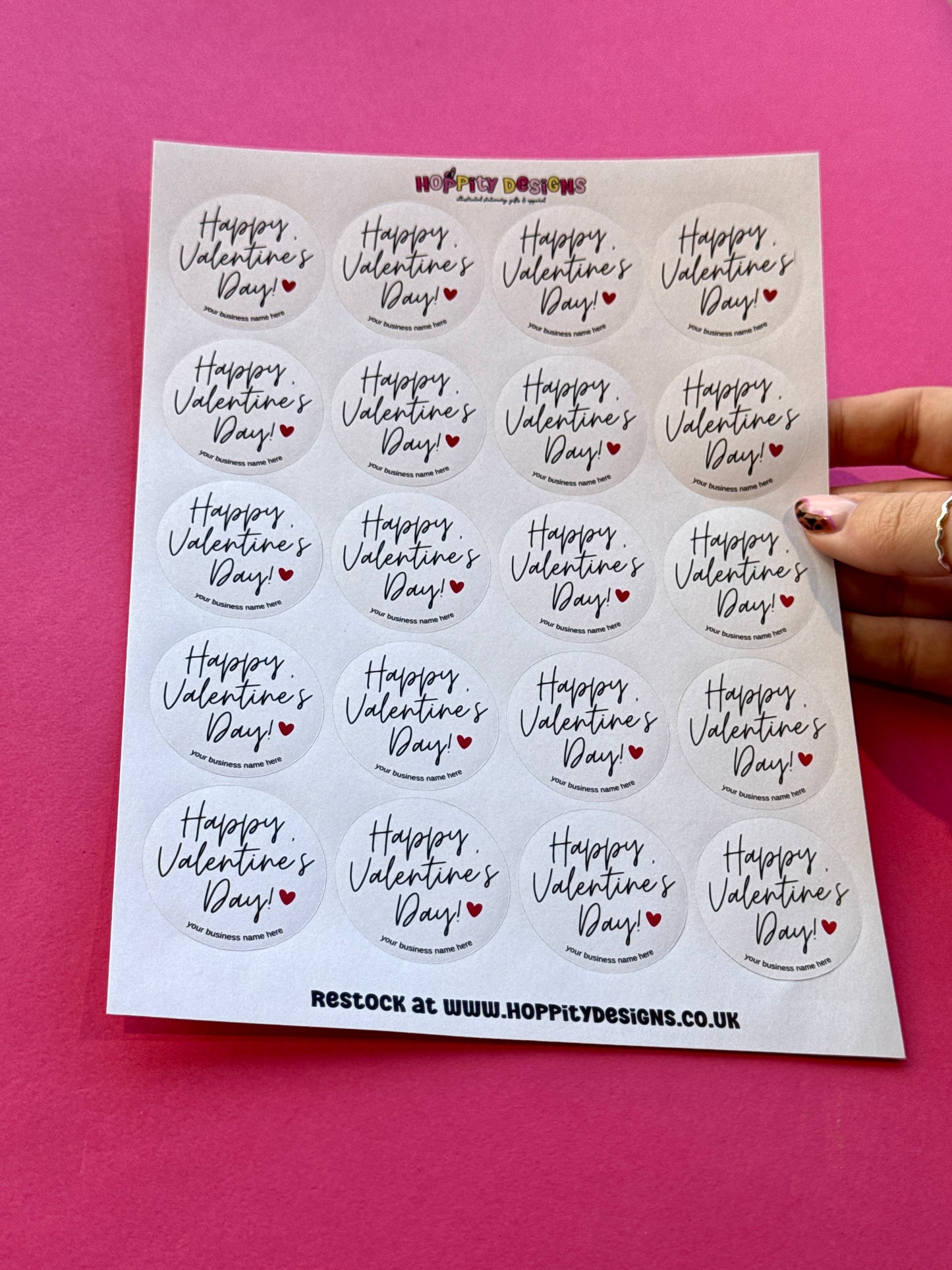 Happy Valentines Day Stickers
