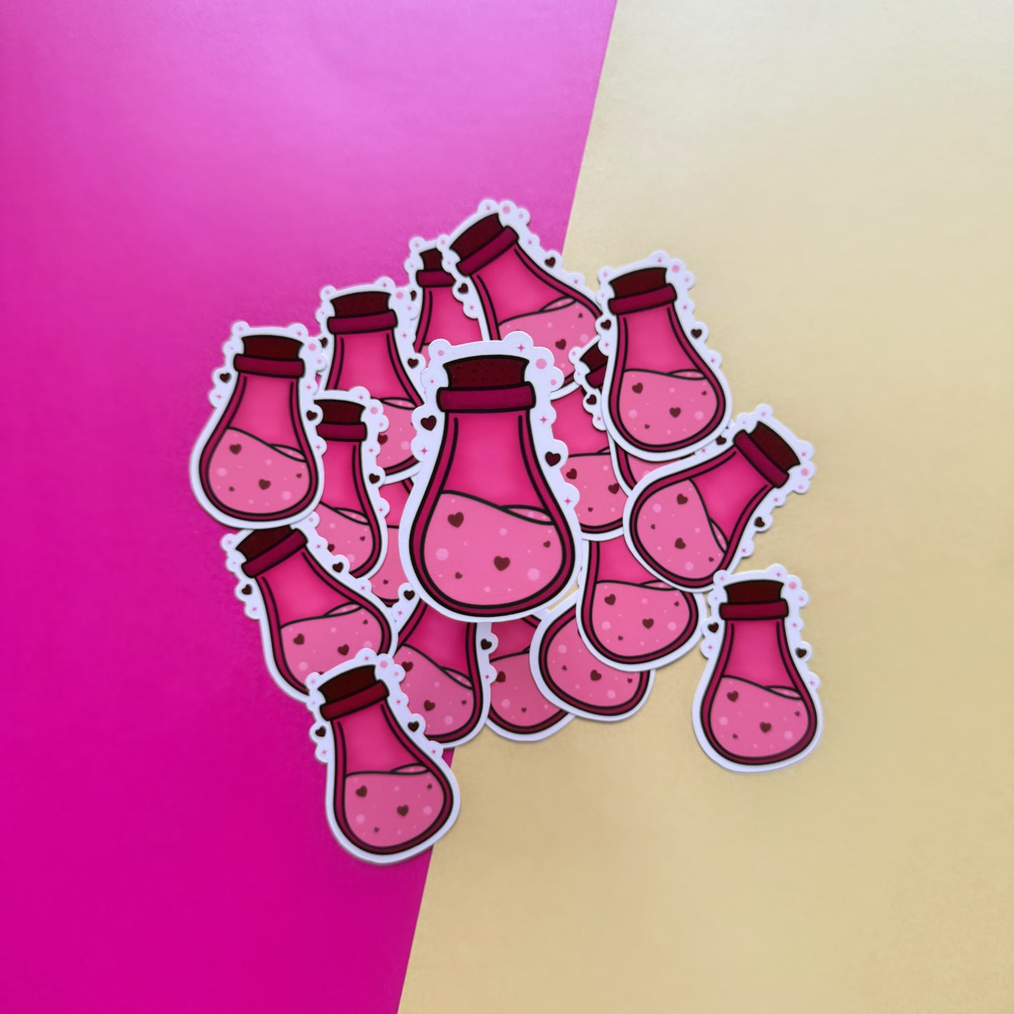 Love Potion Die Cut Sticker
