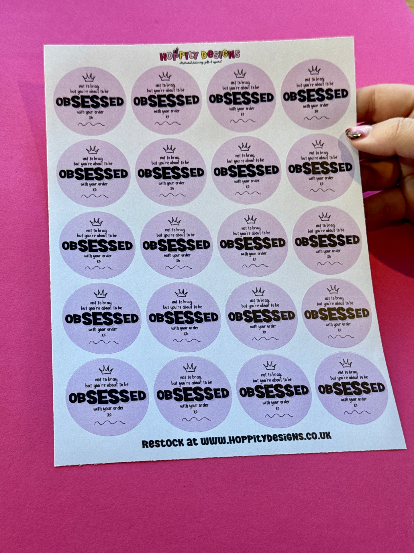 You're About to be Obsessed With Your Order Stickers