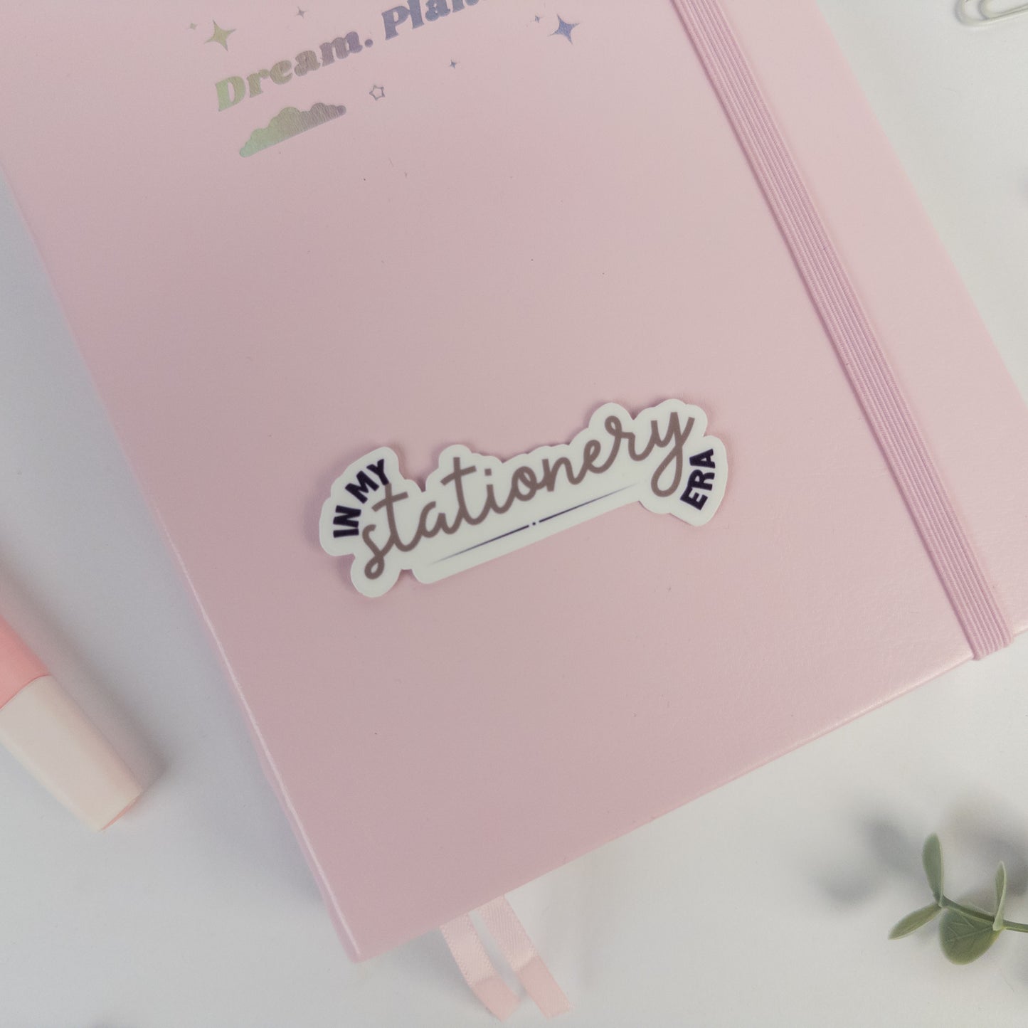 In my Stationery Era Die Cut Sticker