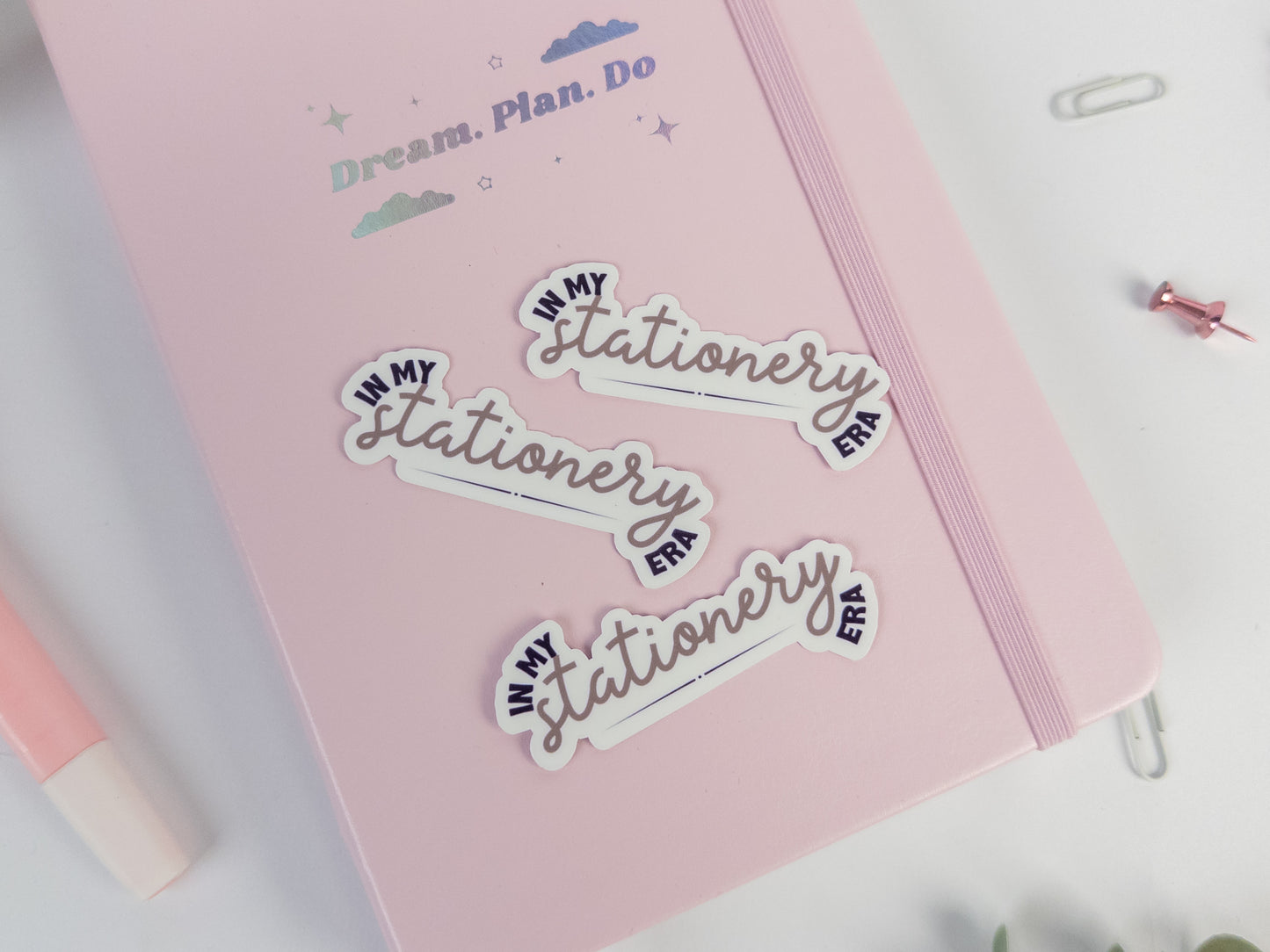 In My Stationery Era Die Cut Sticker