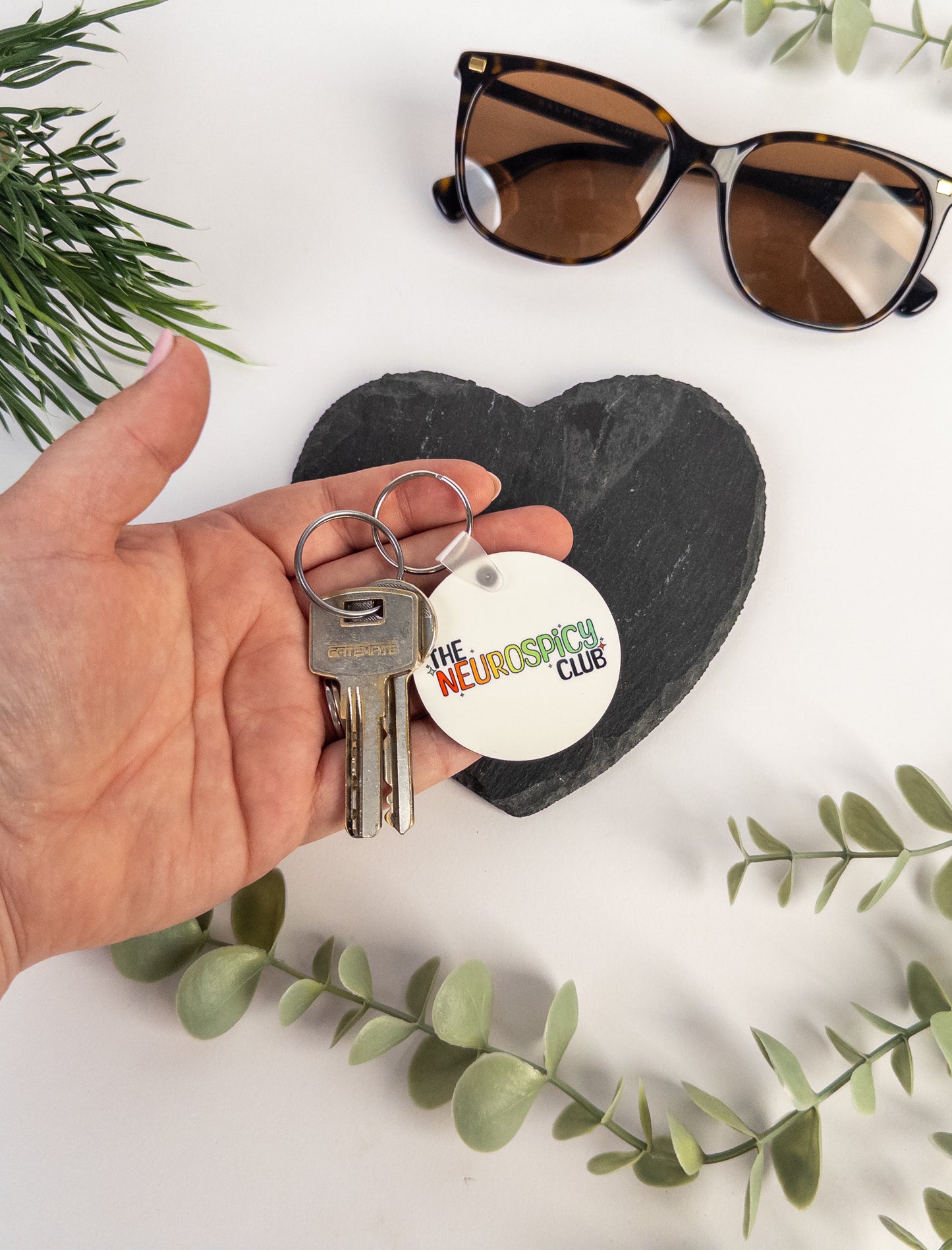 The Neurospicy Club Keyring