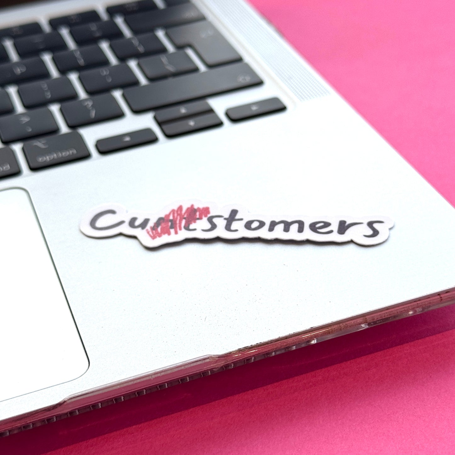 Cu**stomers Die Cut Sticker