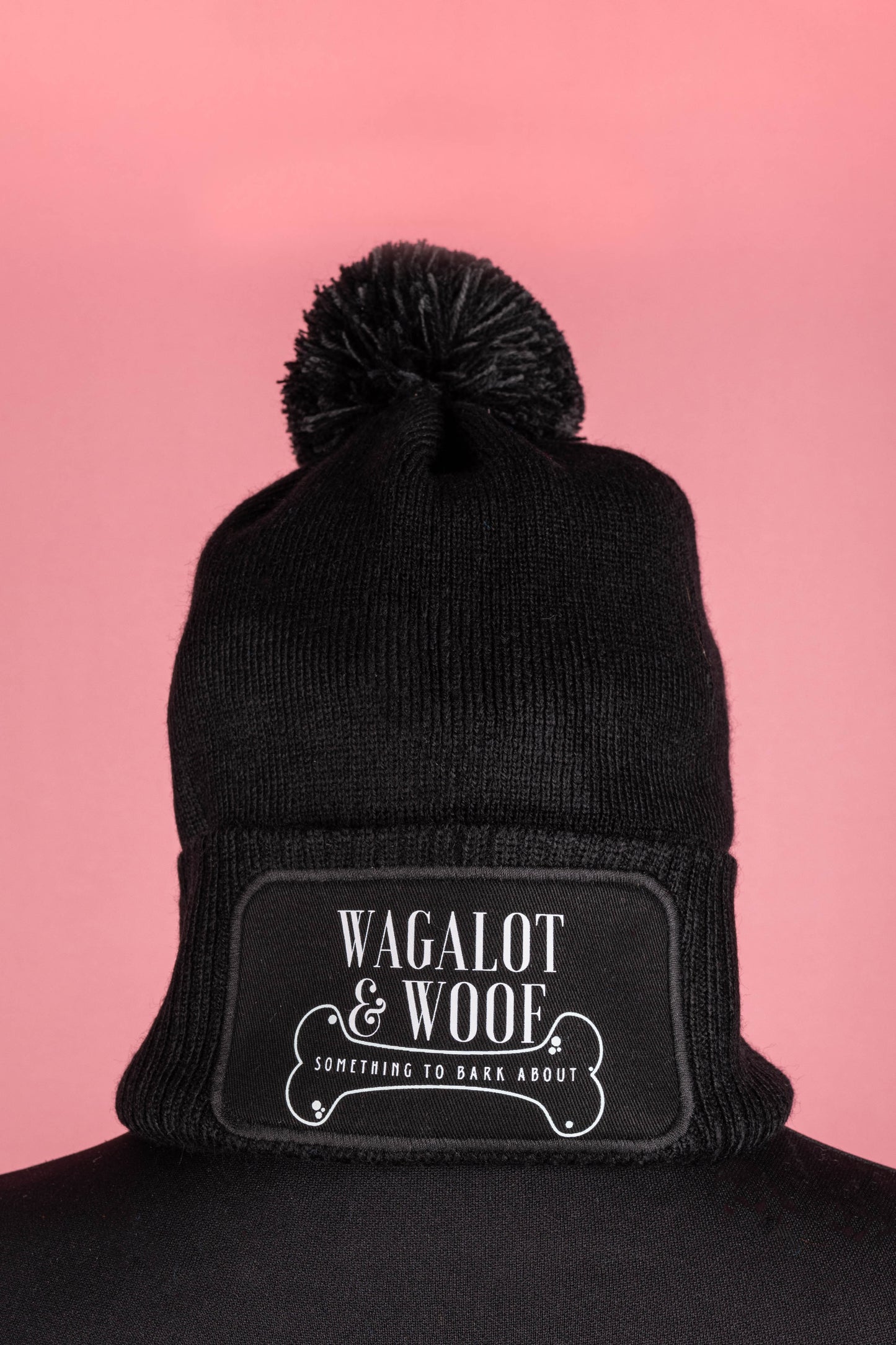 Embroidered Logo Bobble Beanie