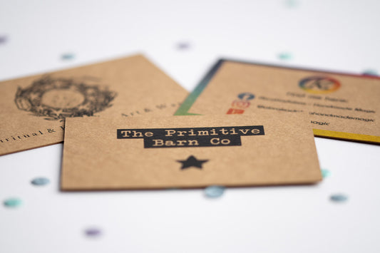 Standard Brown Kraft Business Cards