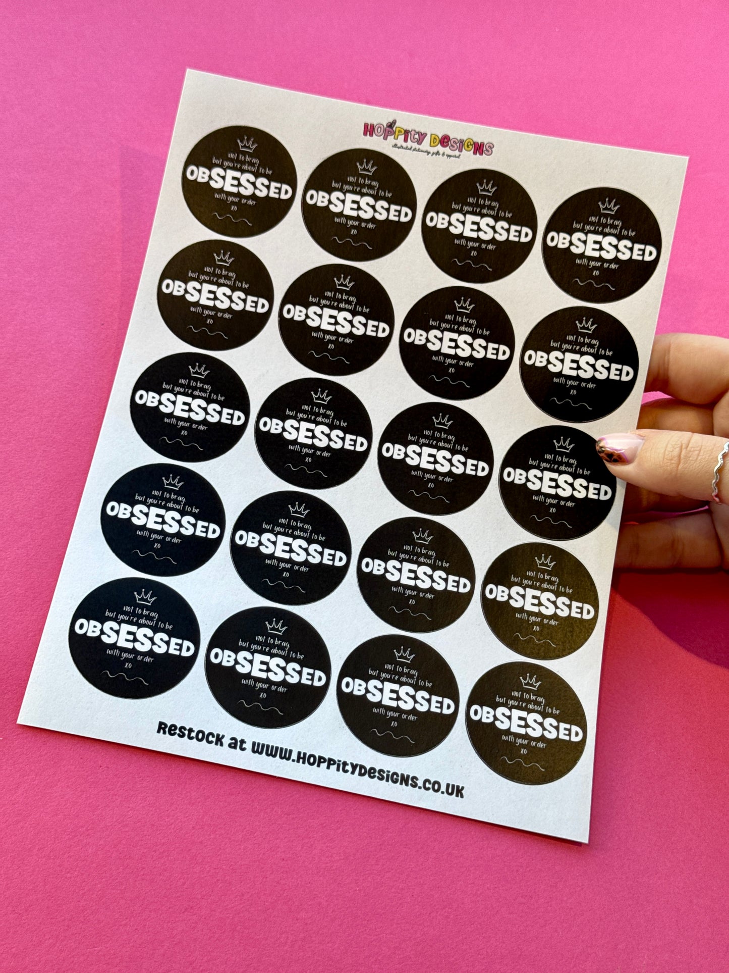 You're About to be Obsessed With Your Order Stickers