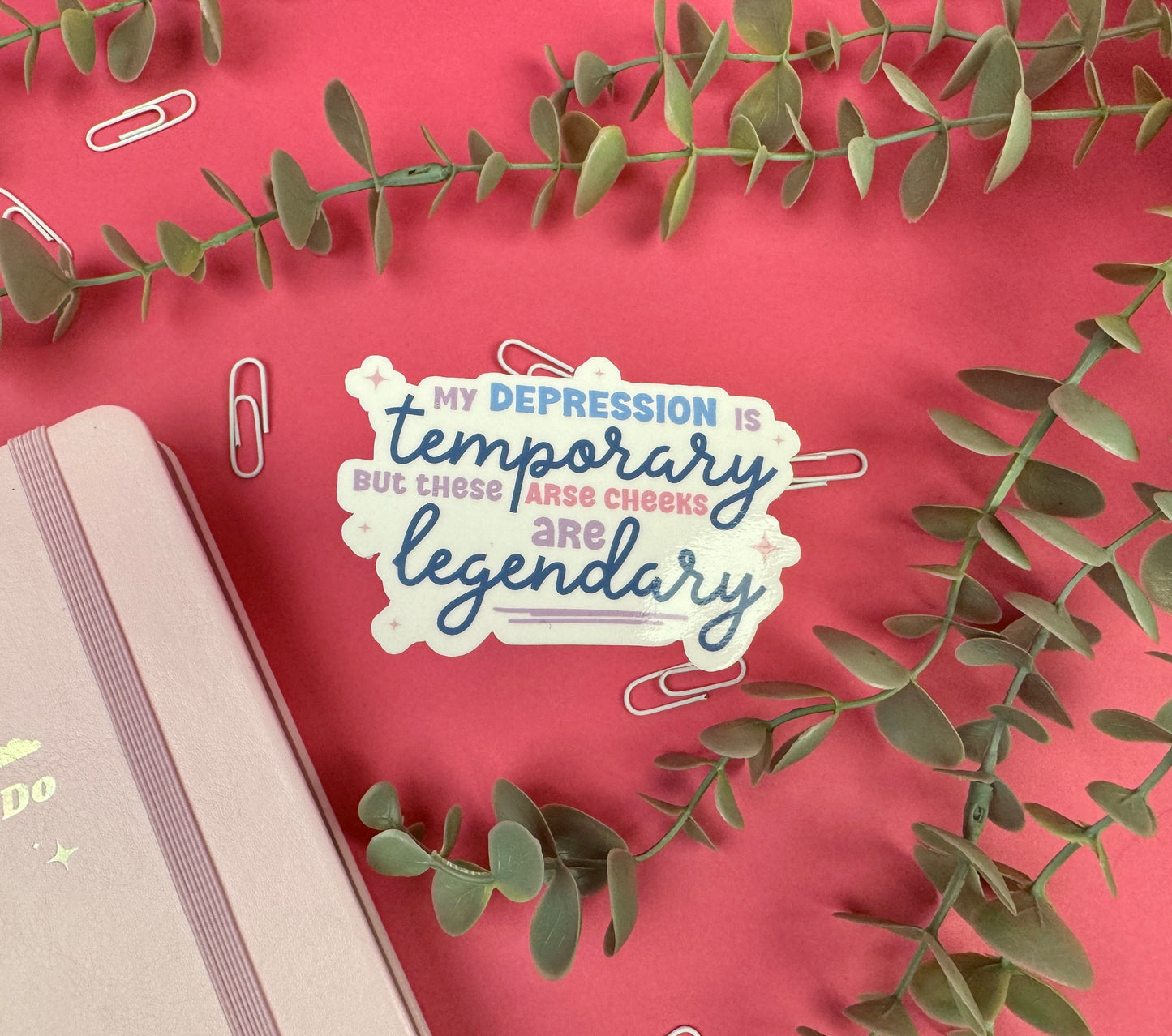 Funny Sweary Die Cut Sticker