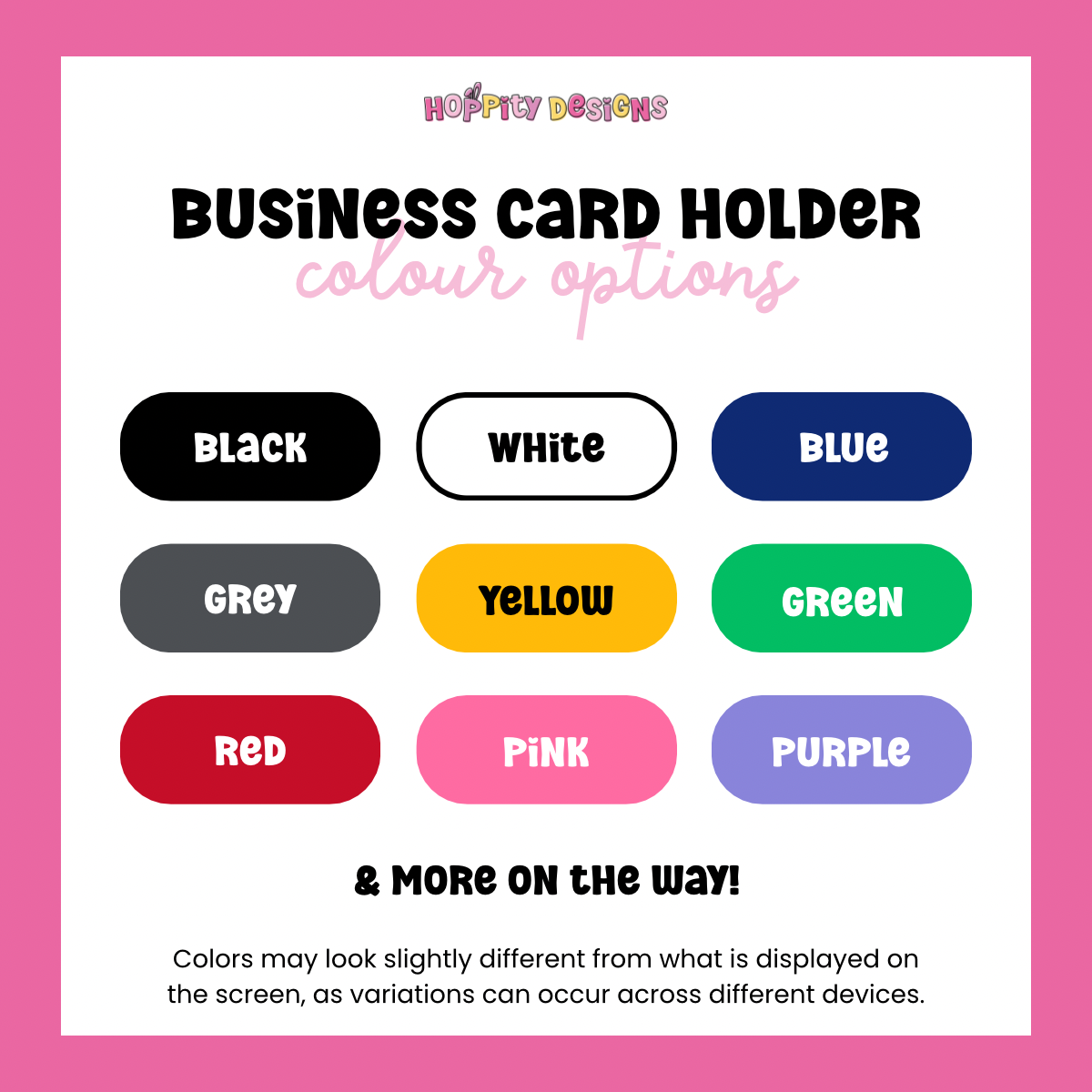 Branded Business Card Holder
