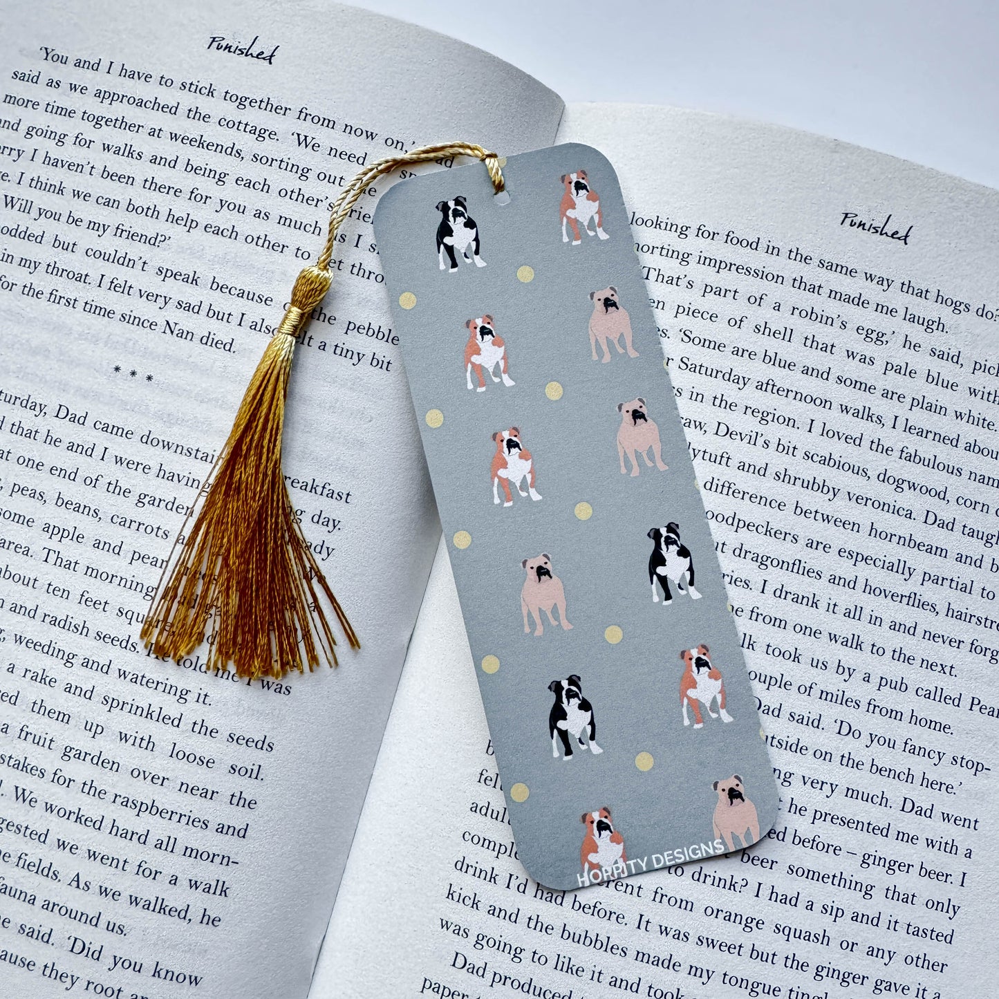 Bulldog Bookmark