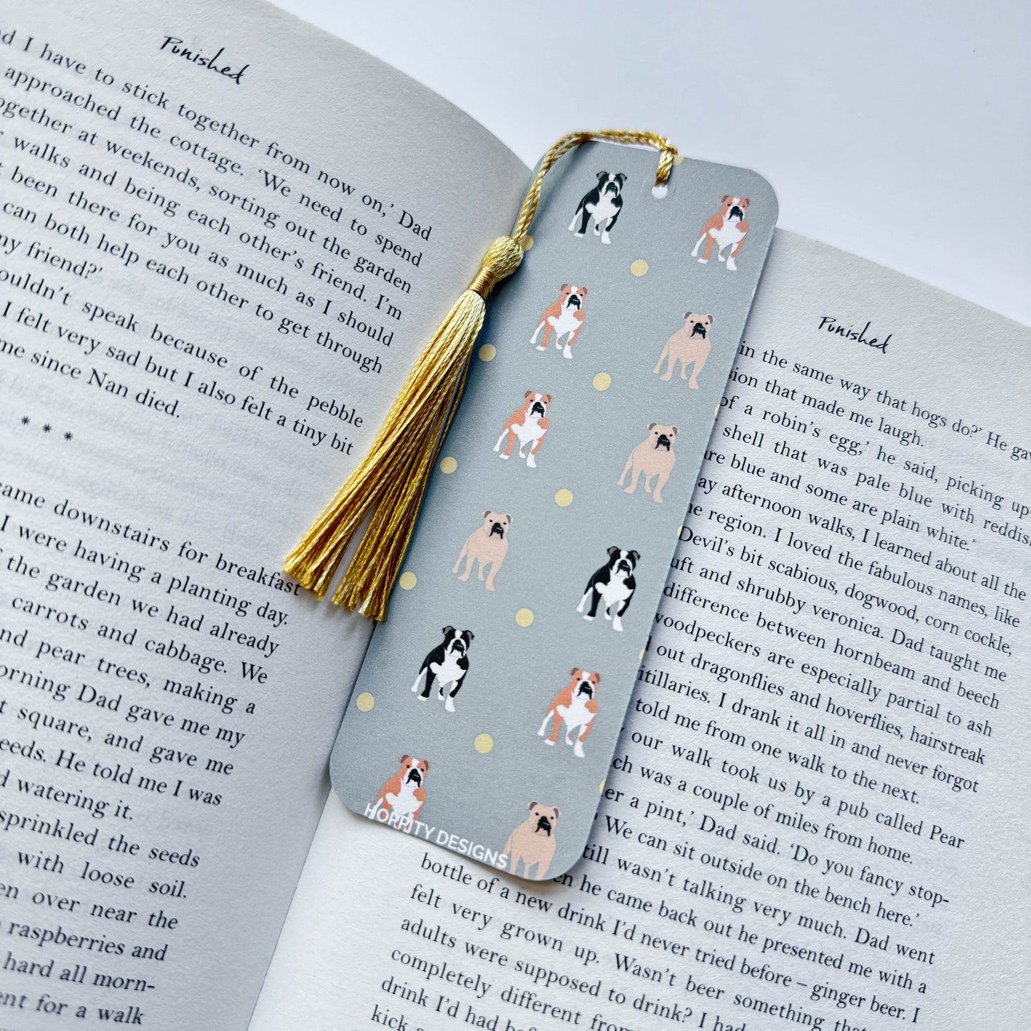 Bulldog Bookmark