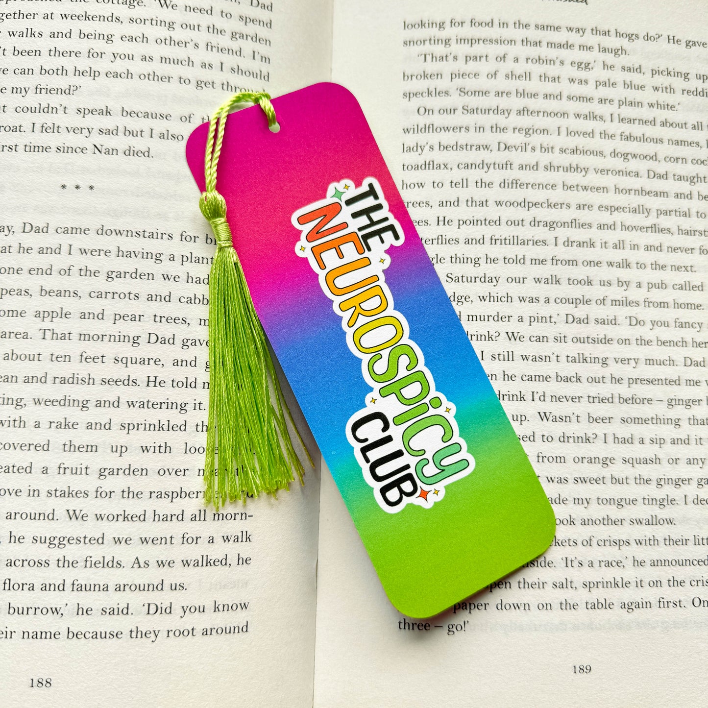 The Neurospicy Club Bookmark