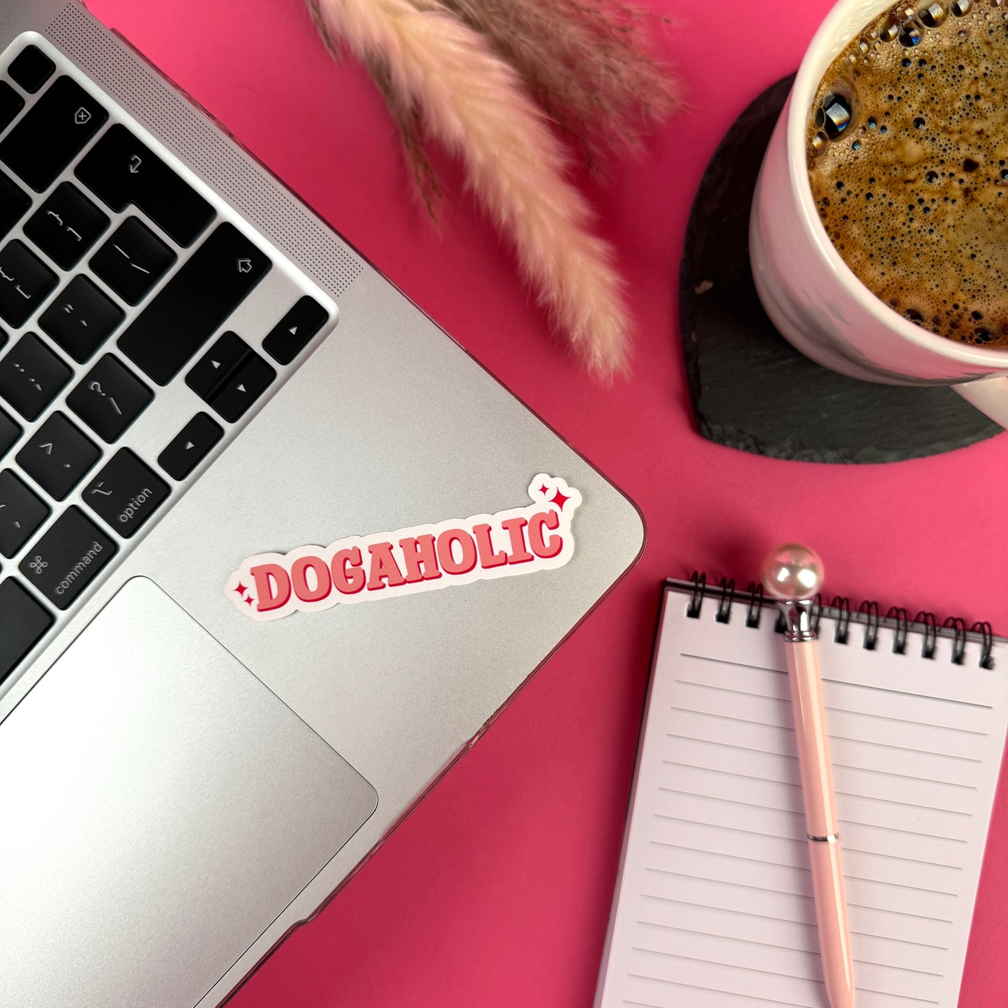 Dogaholic Die Cut Sticker