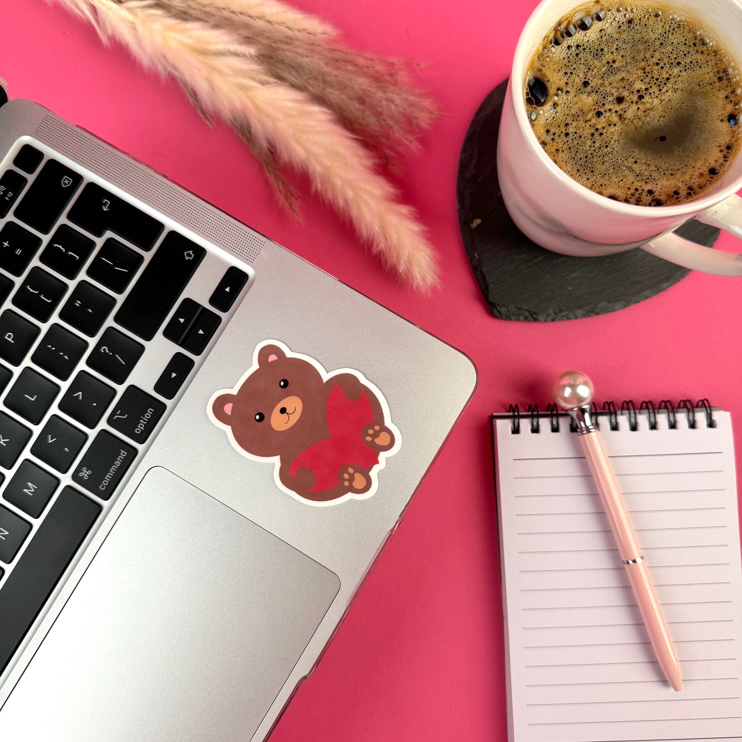Kawaii Bear Die Cut Sticker