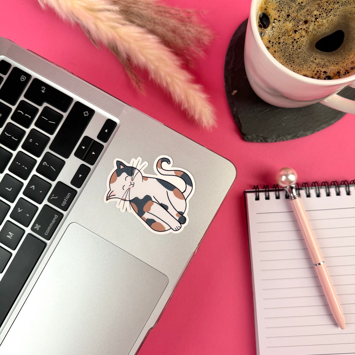 Calico Cat Die Cut Sticker