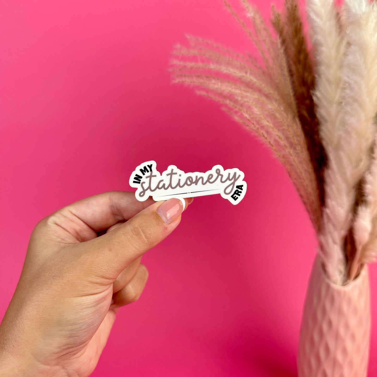 In my Stationery Era Die Cut Sticker