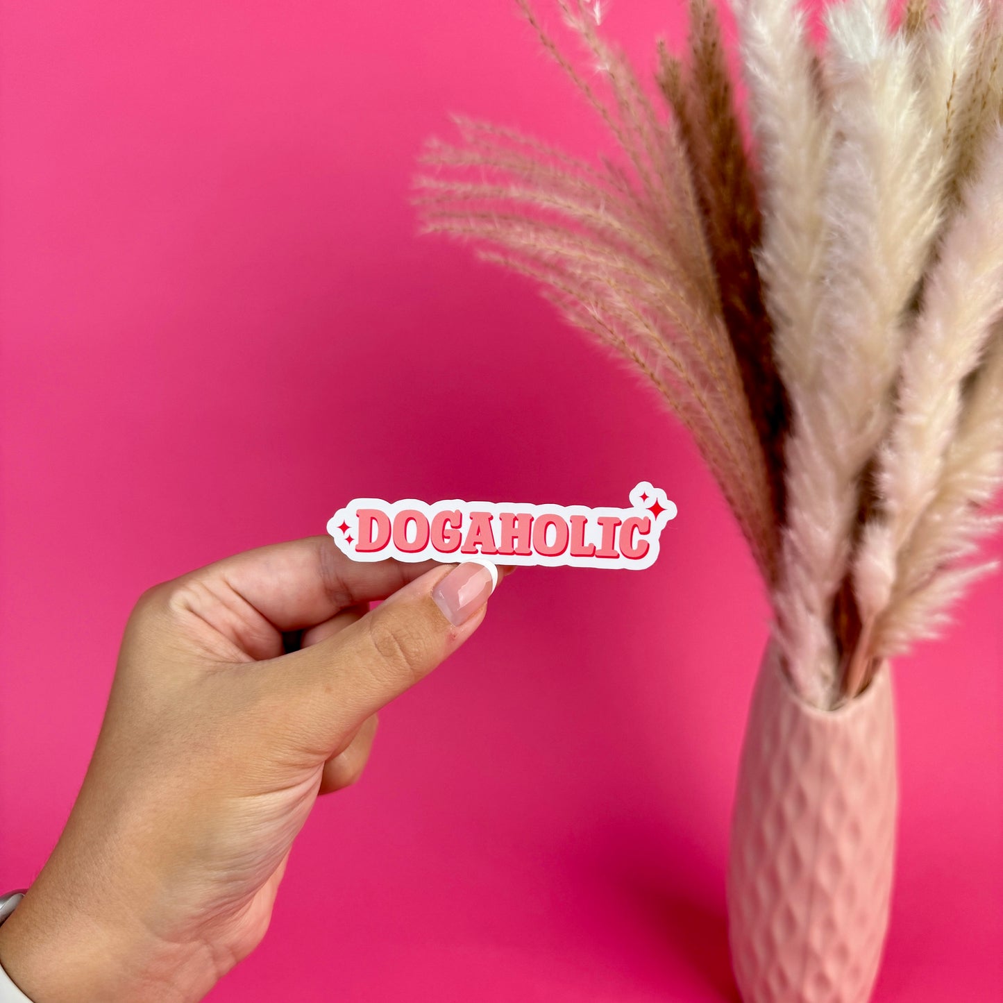 Dogaholic Die Cut Sticker