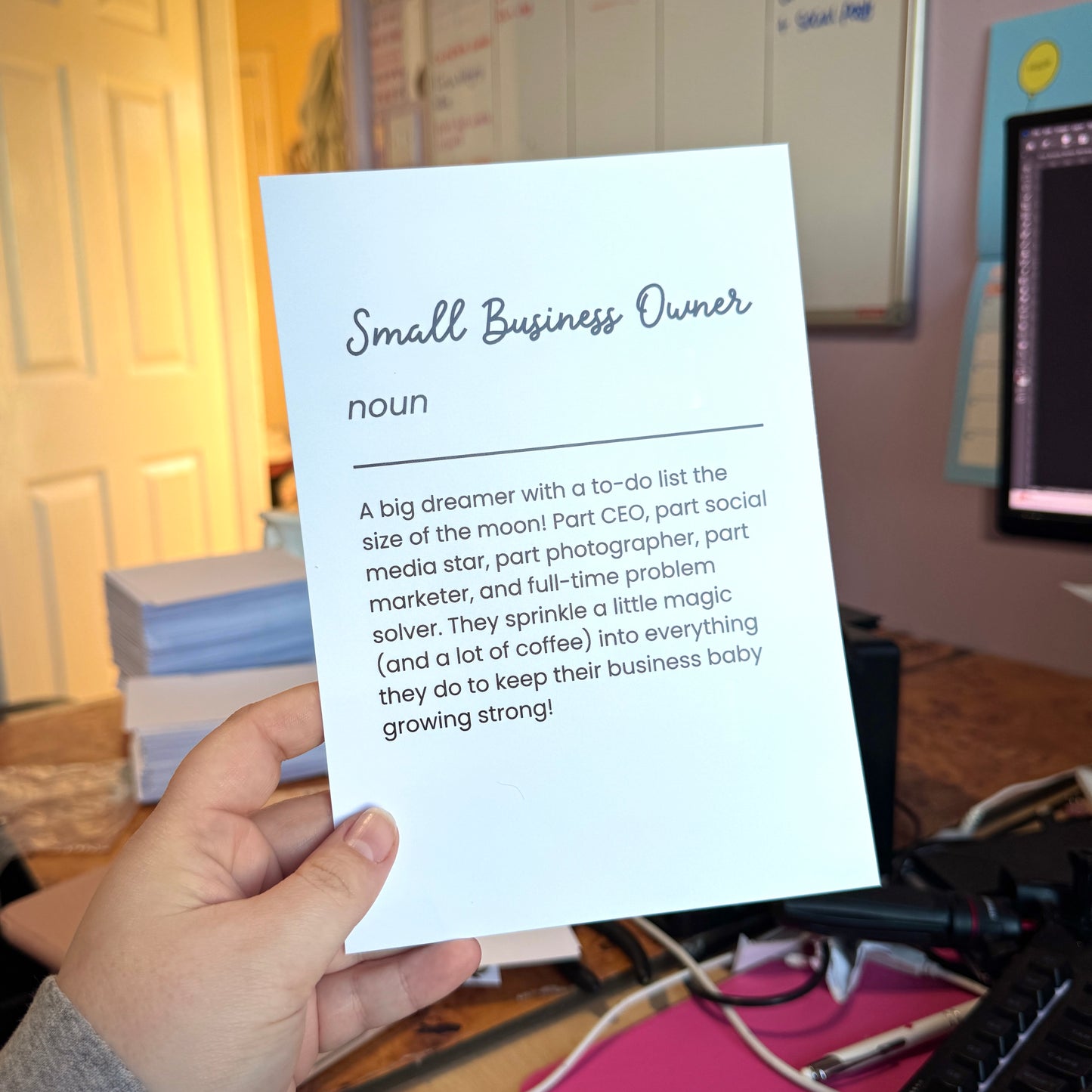 Small Business Owner Definition Print