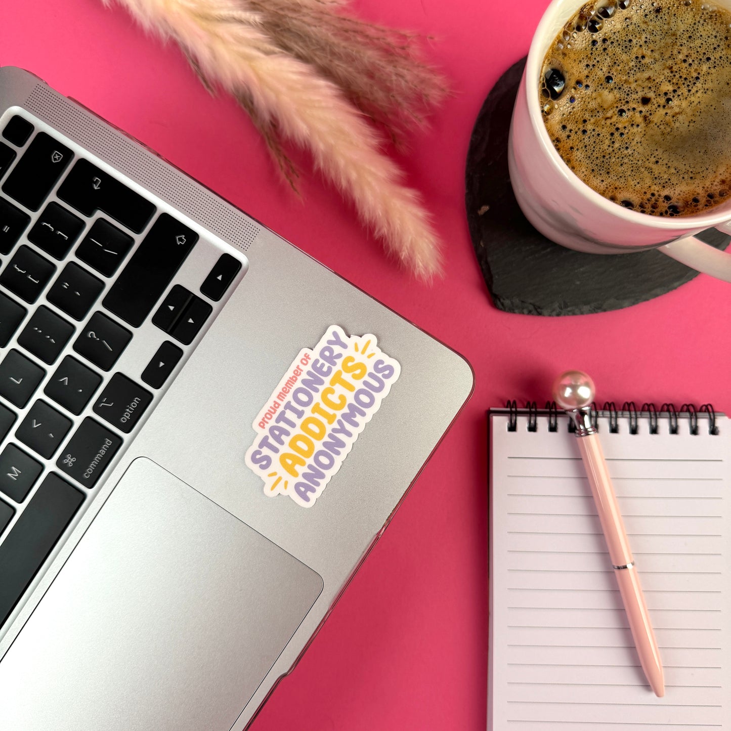 Proud Member of Stationery Addicts Anonymous Die Cut Sticker