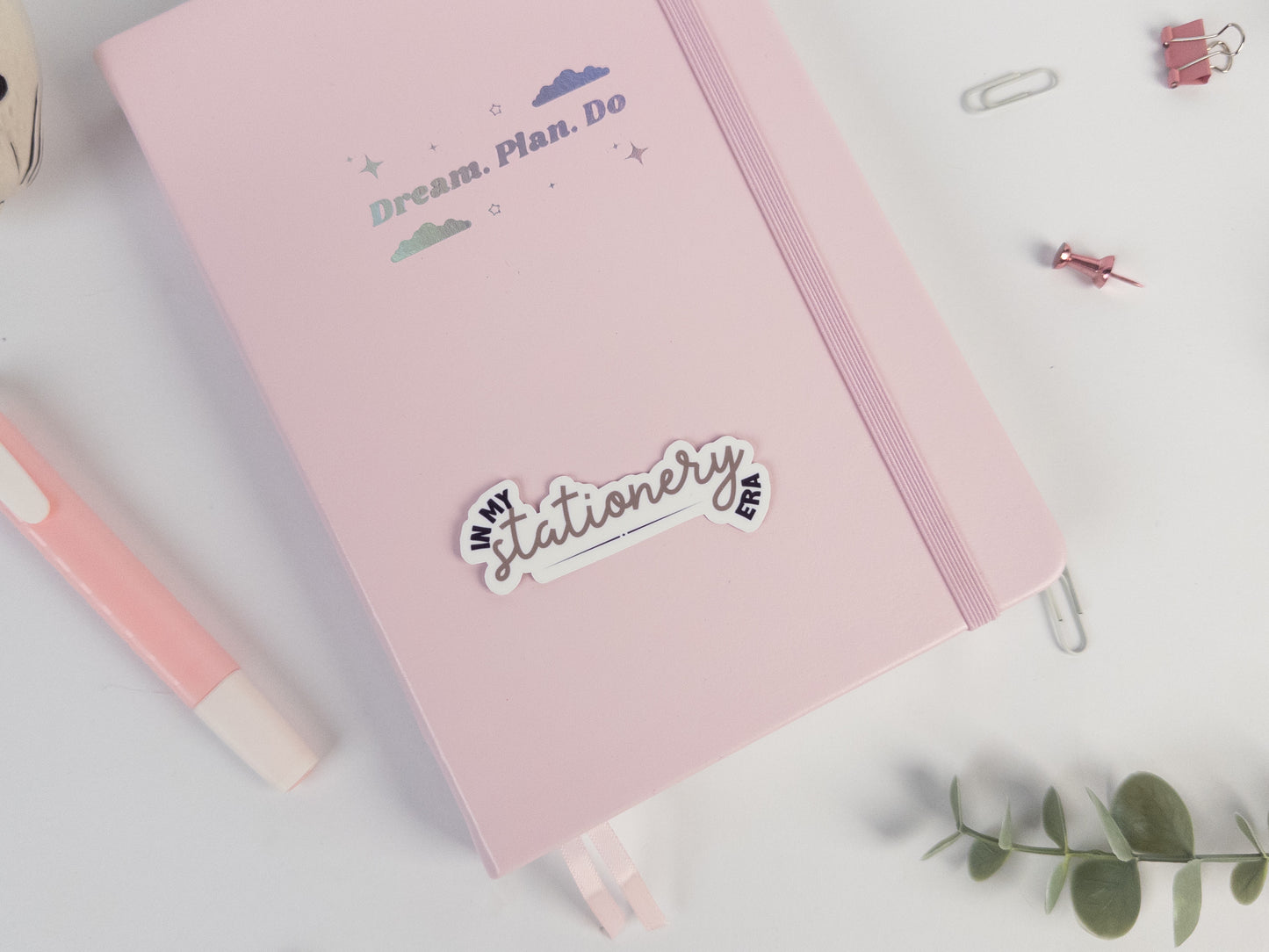 In My Stationery Era Die Cut Sticker