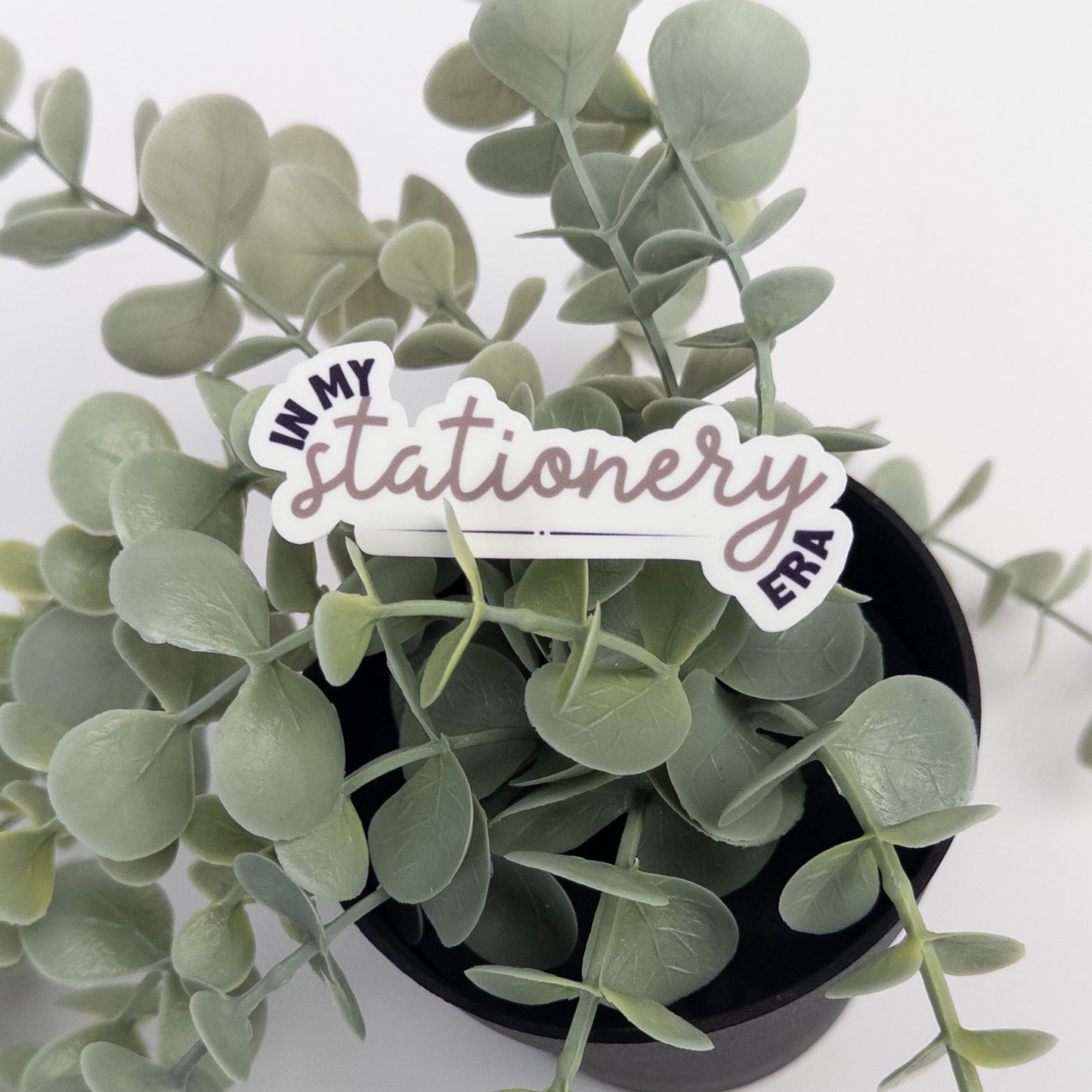 In My Stationery Era Die Cut Sticker