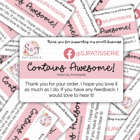"Contains Awesome" Stickers
