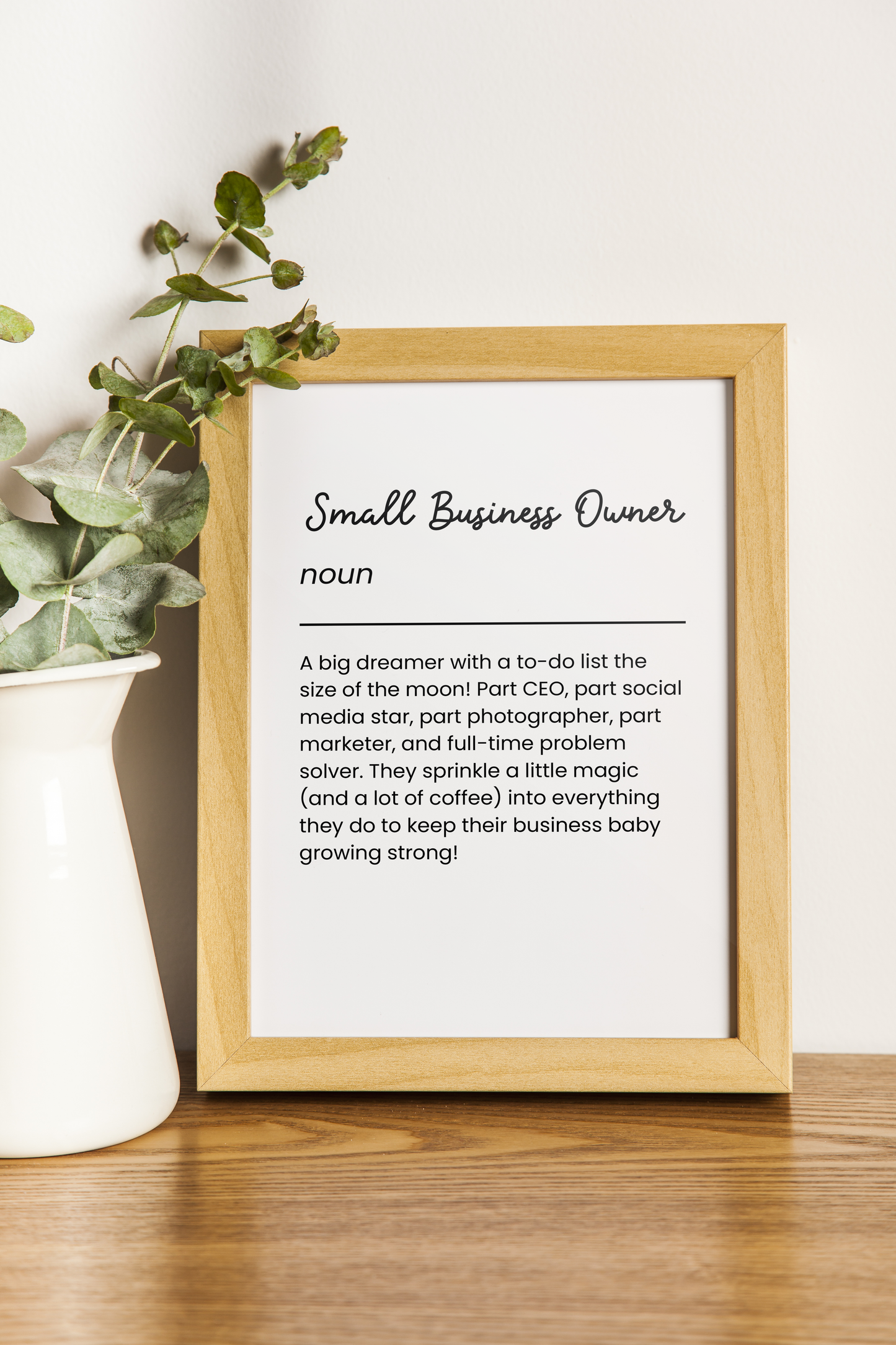 Small Business Owner Definition Print