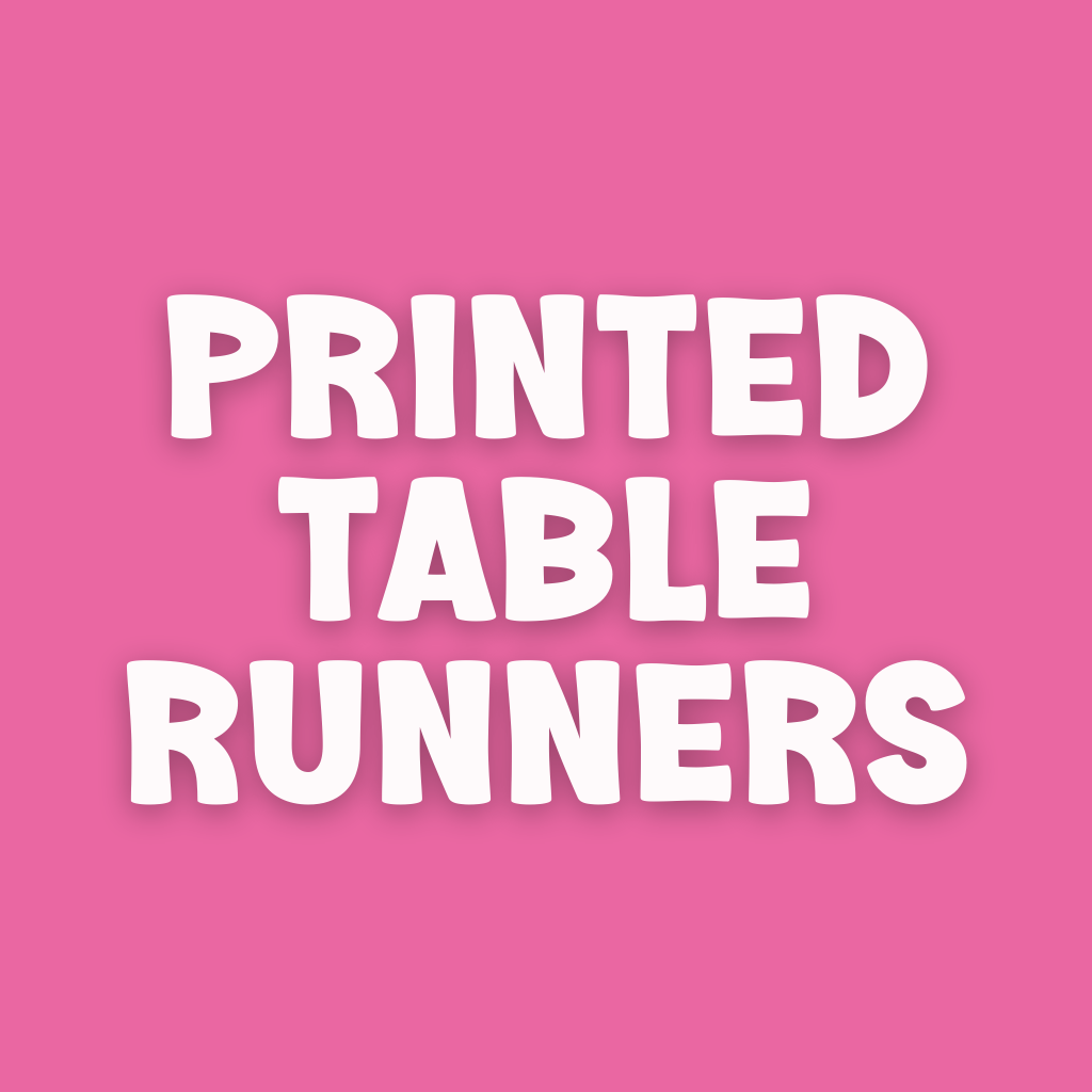 Printed Table Runners