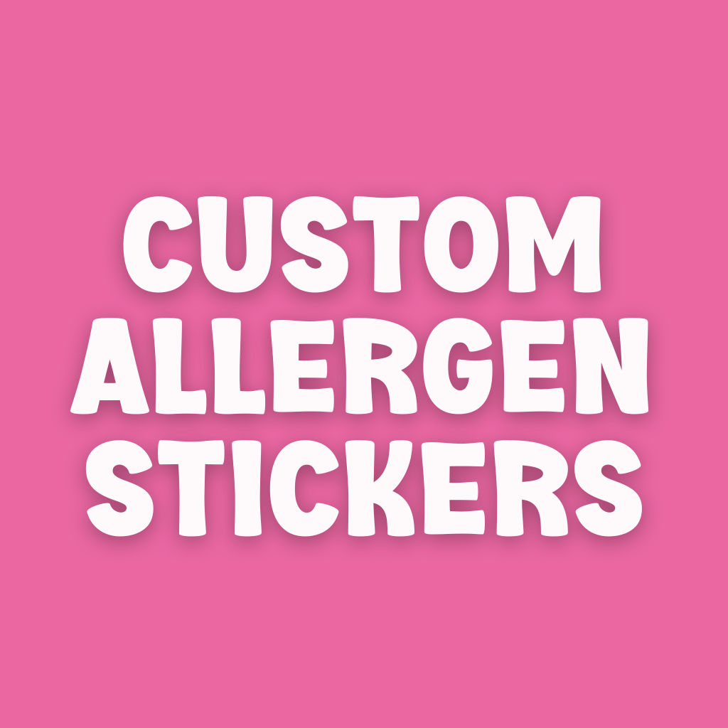 Custom Allergen Stickers