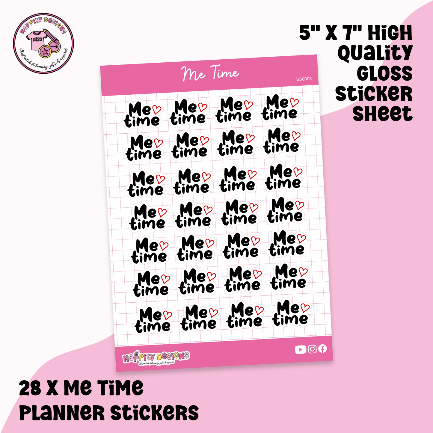 Me Time Planner Stickers - SS0003