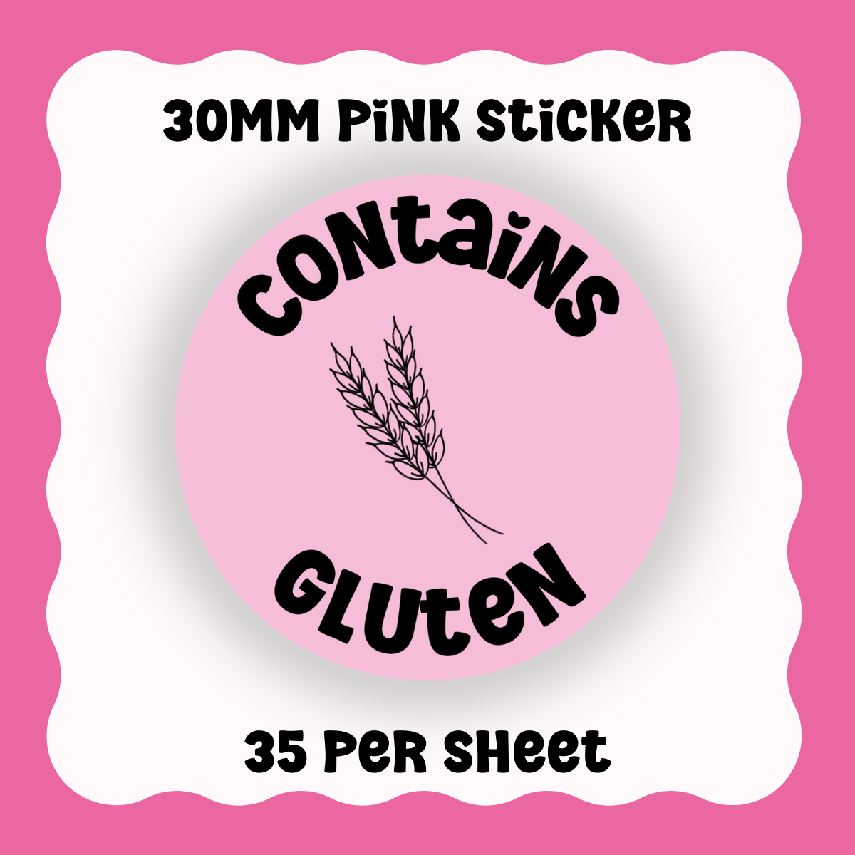 Contains Gluten - With Graphic