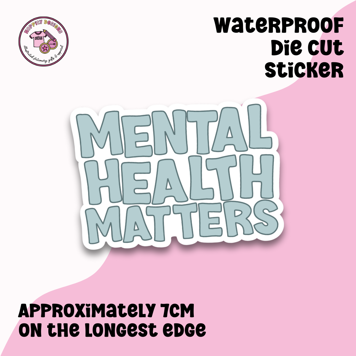 Mental Health Matters Die Cut Sticker